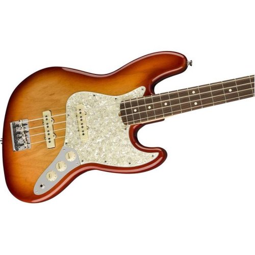Бас-гитара AMERICAN PRO LIMITED EDITION LIGHT WEIGHT ASH JAZZ BASS RW SSB Фото №4