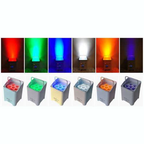 Светодиодный LED прожектор PR-D061 4*10W RGBW 4in1 LED battery par mixing color  Фото №2