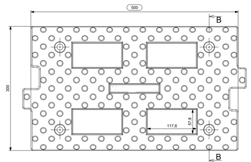Кабель - канал середній елемент ЛП-300 Фото №8