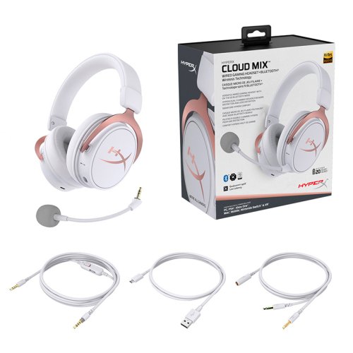 Гарнитура игровая Cloud MIX BT Rose Gold Фото №7