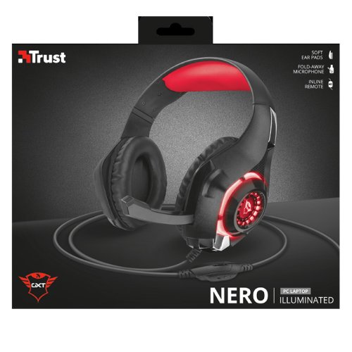 Гарнітура GXT 313 Nero Illuminated 3.5mm BLACK Фото №6