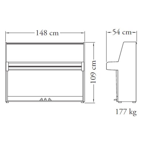 Піаніно JU109 PE Фото №2