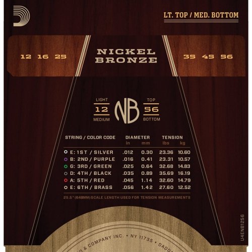 Струни для акустичних гітар NB1256 Фото №3 Струни для акустичних гітар NB1256 Фото №3