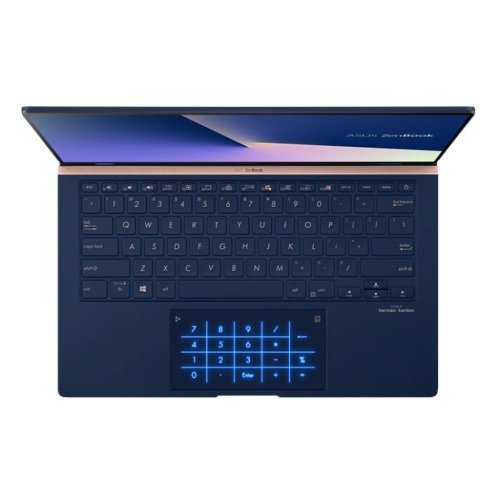 Ноутбук UX433FN-A5110T 14FHD AG/Intel i5-8265U/8/512SSD/NVD150-2/W10/Blue Фото №3 Ноутбук UX433FN-A5110T 14FHD AG/Intel i5-8265U/8/512SSD/NVD150-2/W10/Blue Фото №3