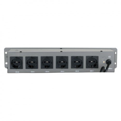 Свитчер DJSwitch 6 6 Way Switchpanel Output 6xSchucko Фото №2